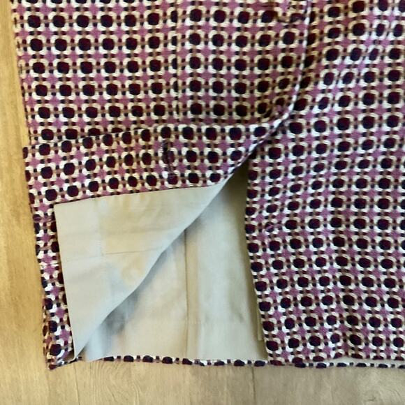 VTG Y2K Body by Victoria Button Pencil Skirt  pink tweed office siren sexy sz 2 - Picture 8 of 16